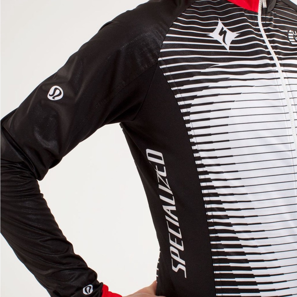 Lululemon Athletica Black and Red Performance Jacket